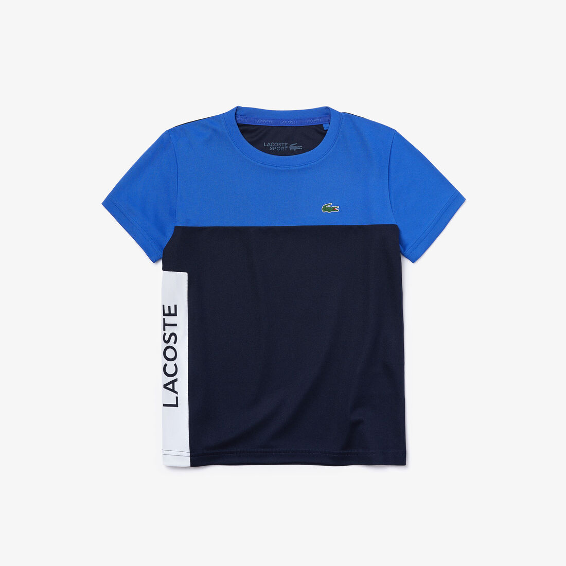 Boys' Lacoste SPORT Colourblock Breathable Piqu&eacute; T-shirt