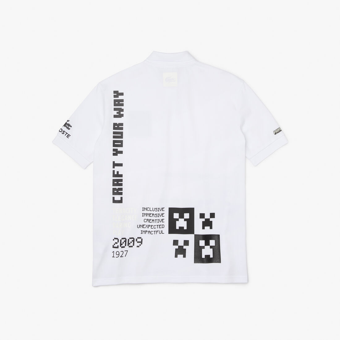 Men's Lacoste L!VE x Minecraft Loose Fit Organic Cotton Polo Shirt Men's Lacoste L!VE x Minecraft Loose Fit Organic Cotton Polo Shirt