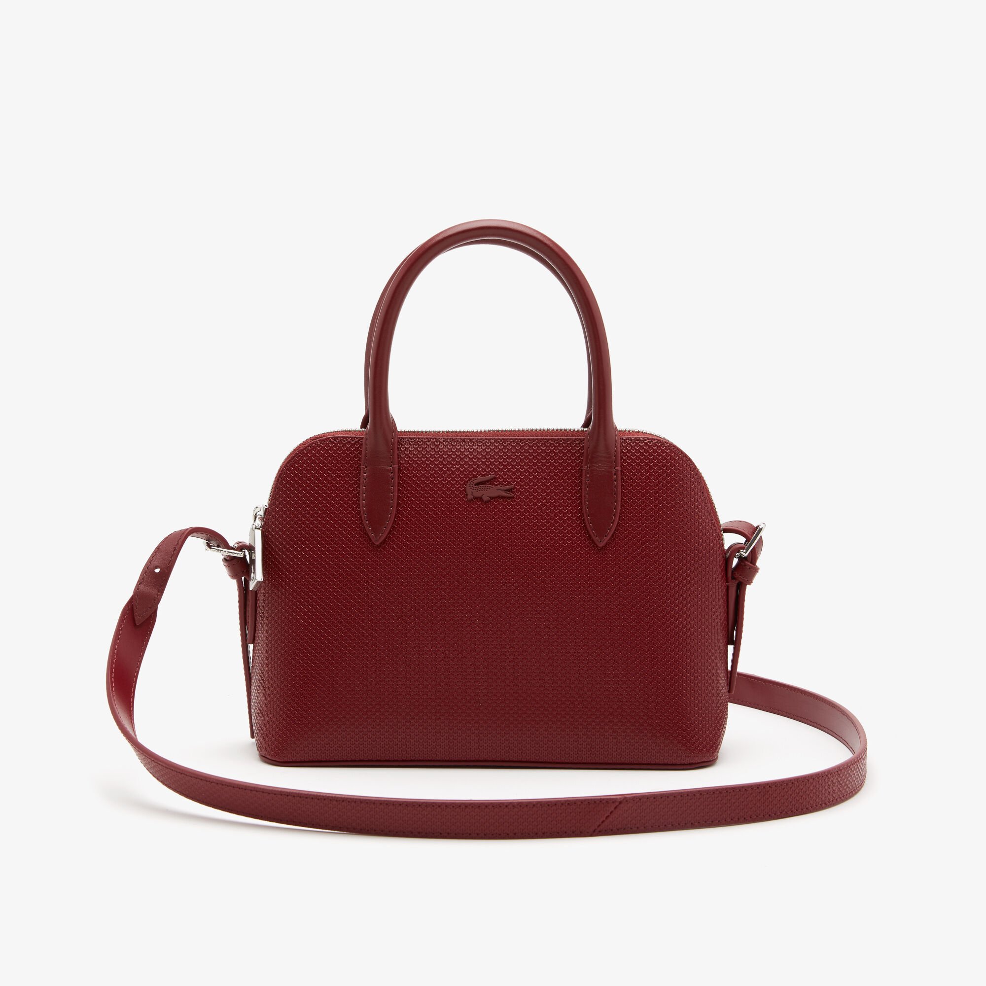 Buy Women s Chantaco Embossed Pique Leather Top Handle Bag Lacoste EG