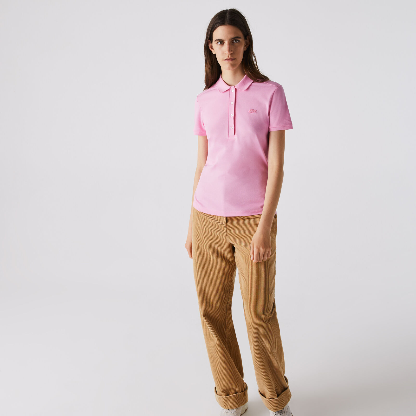 L.12.D Slim Fit Stretch Petit Pique Polo Shirt