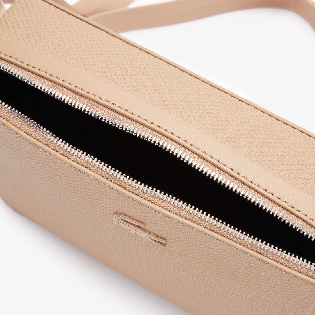 Unisex Chantaco Matte Stitched Leather Zippered Crossbody Bag Unisex Chantaco Matte Stitched Leather Zippered Crossbody Bag