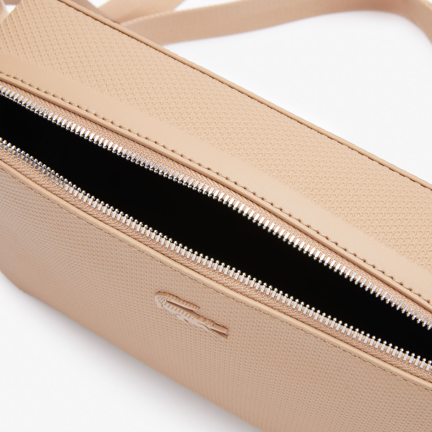 Unisex Chantaco Matte Stitched Leather Zippered Crossbody Bag Unisex Chantaco Matte Stitched Leather Zippered Crossbody Bag