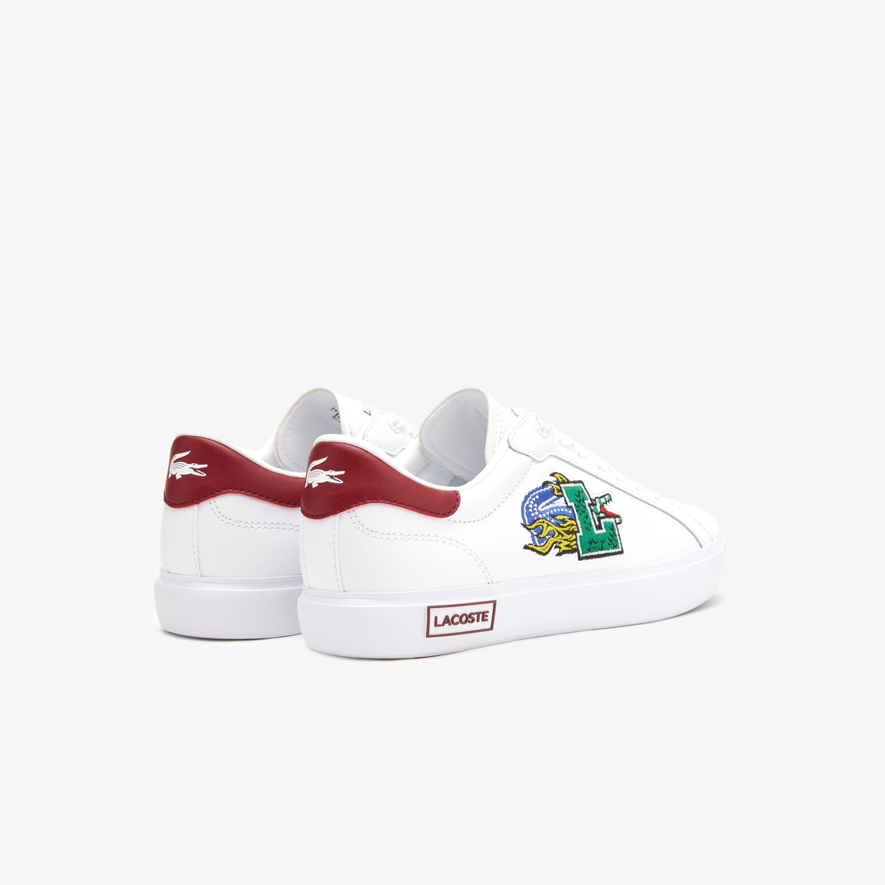 Women's Lacoste Powercourt Leather Sneakers women s lacoste powercourt leather sneakers