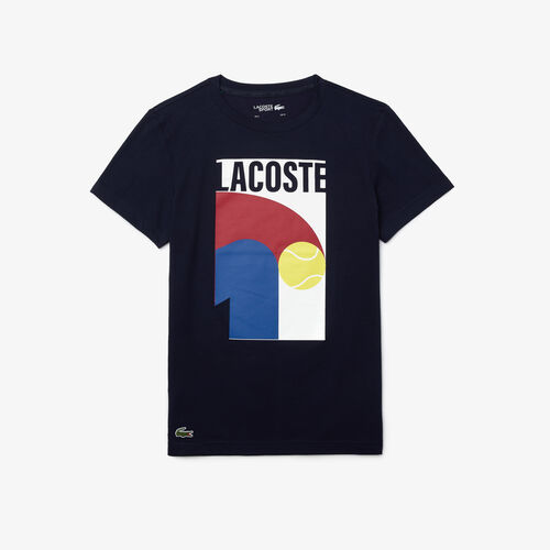 Men’s Lacoste Sport Breathable Graphic Print T-shirt