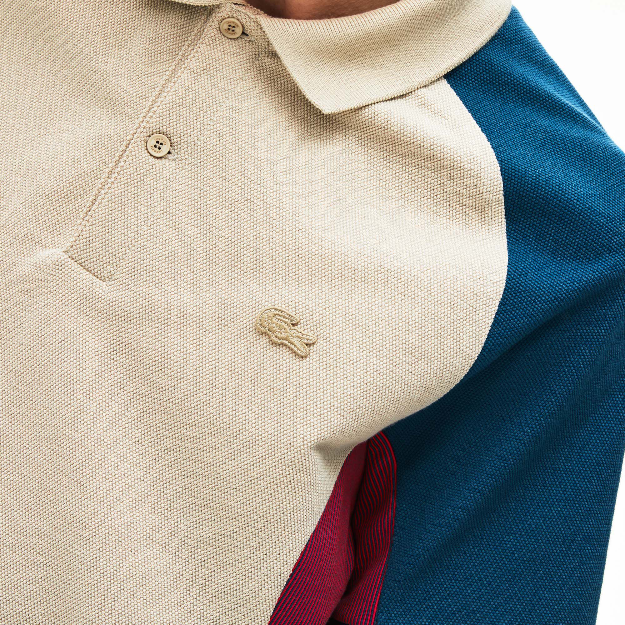 Men's Lacoste Colourblock Piqué Polo Shirt Men's Lacoste Colourblock Piqué Polo Shirt
