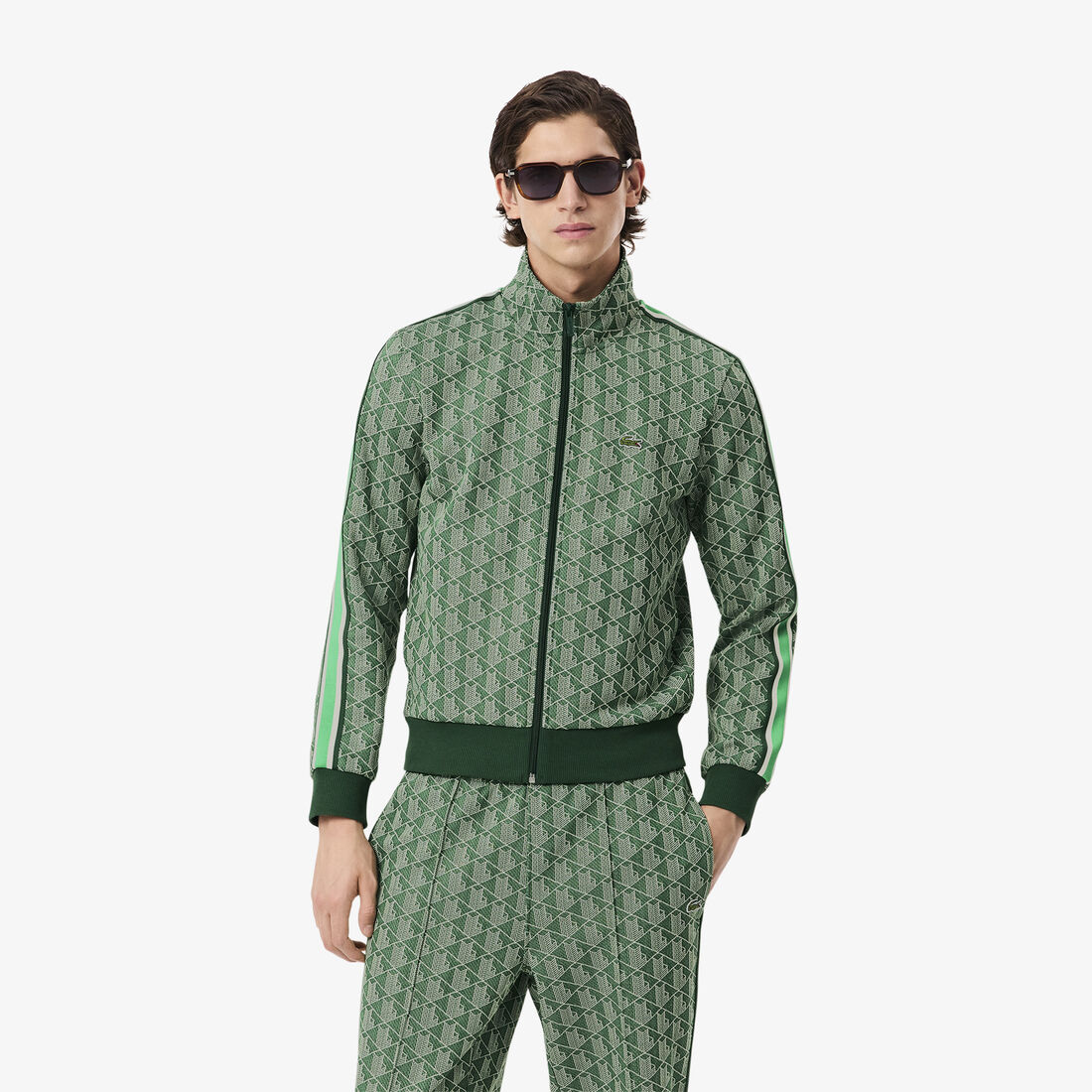 Paris Zip-Up Jacquard Track Jacket