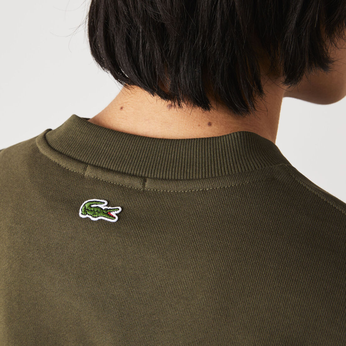 سويت شيرت صوف قطن عضوي بشعار الماركة بارز للجنسين سويت شيرت صوف قطن عضوي بشعار الماركة بارز للجنسين