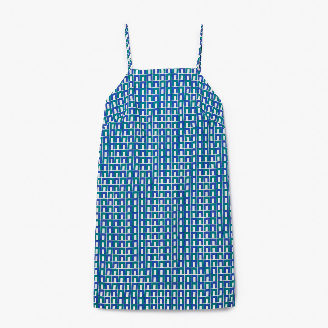 فستان شمسي قطني مطبوع خفيف الوزن