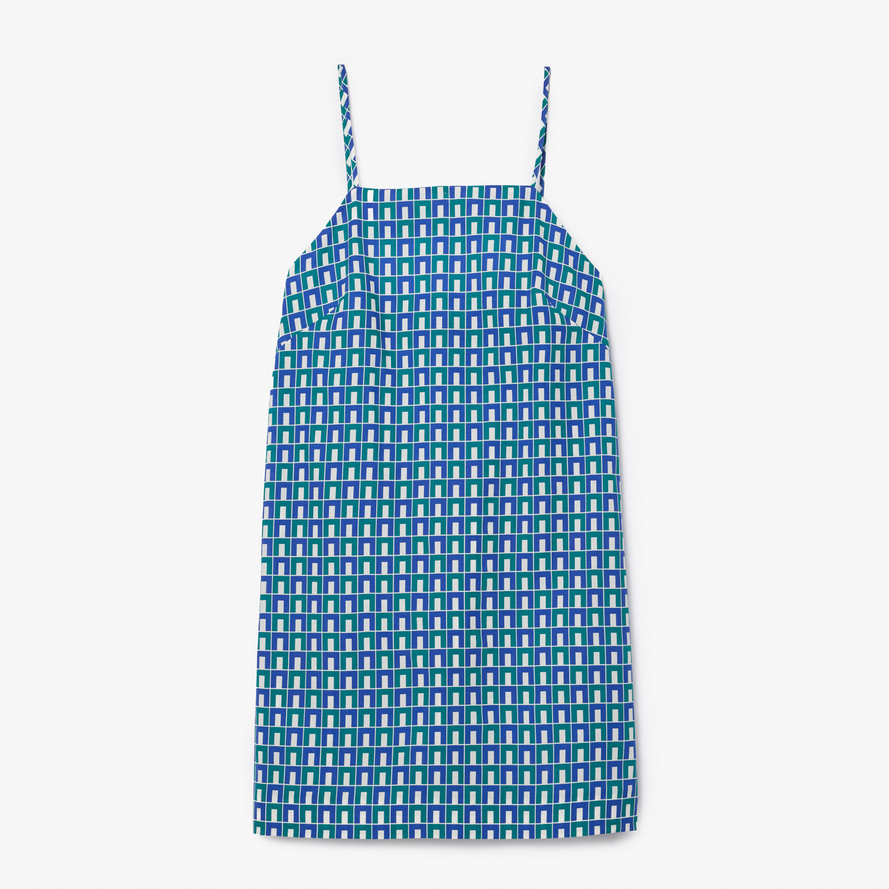 فستان شمسي قطني مطبوع خفيف الوزن فستان شمسي قطني مطبوع خفيف الوزن