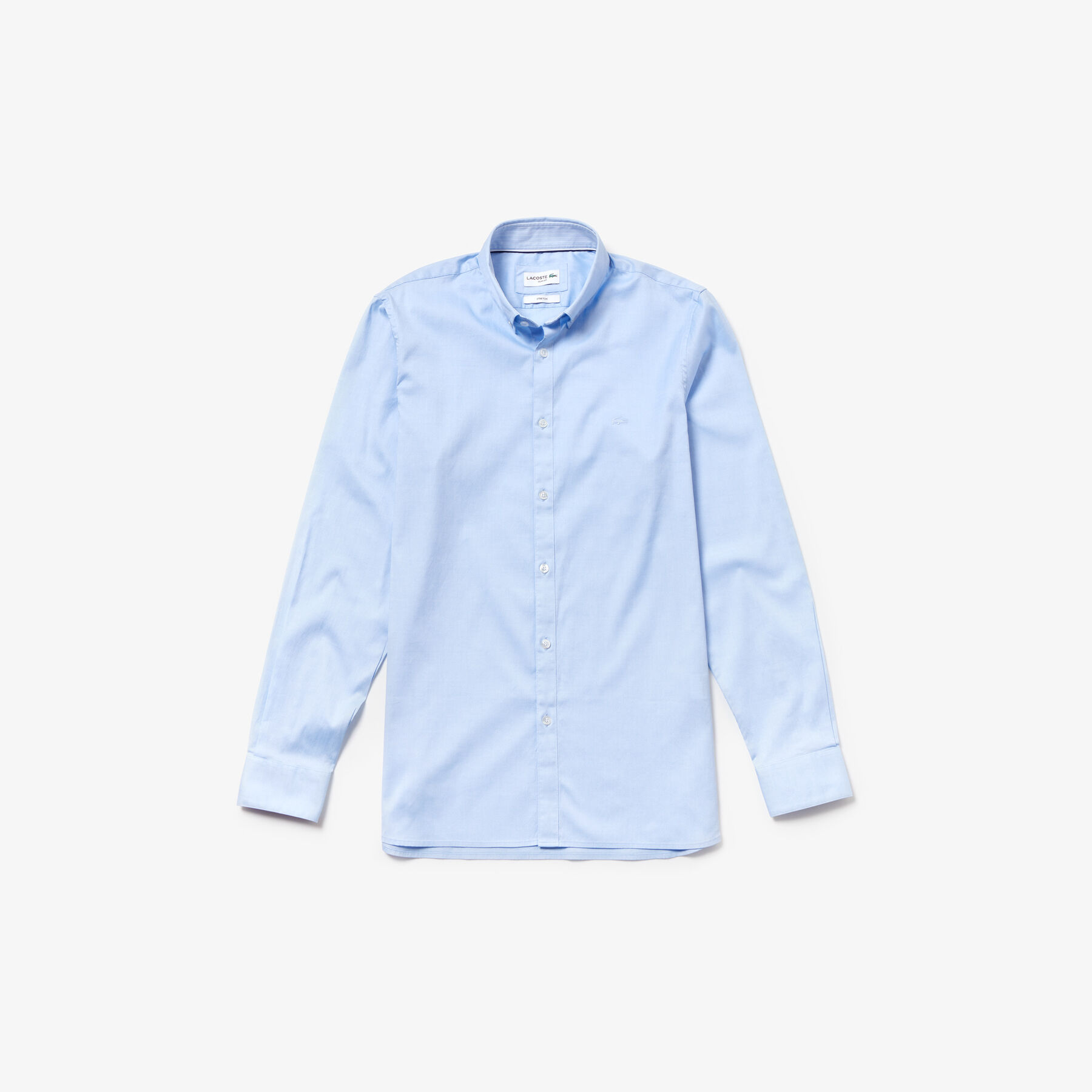 Men's Slim Fit Stretch Cotton Pinpoint Shirt lacoste men s slim fit stretch cotton pinpoint shirt