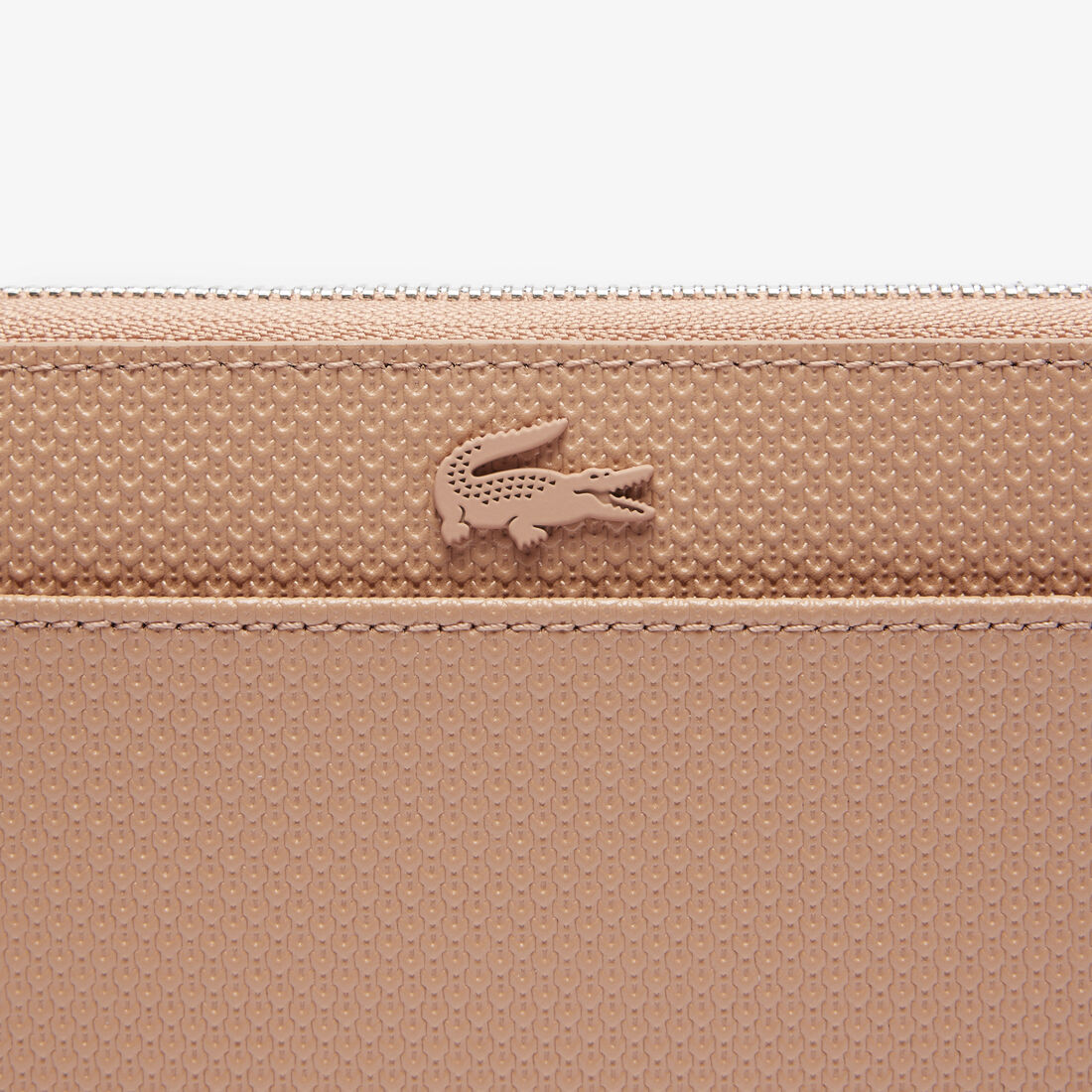 Unisex Chantaco Zipped Embossed Pique Leather Large Wallet Unisex Chantaco Zipped Embossed Pique Leather Large Wallet