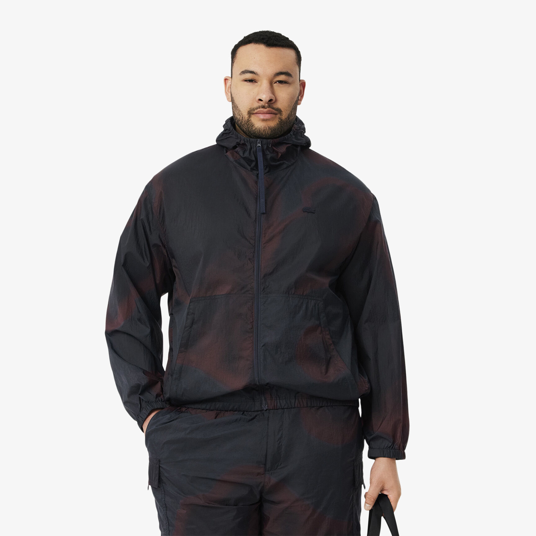 Ombre Print Ripstop Nylon Jacket