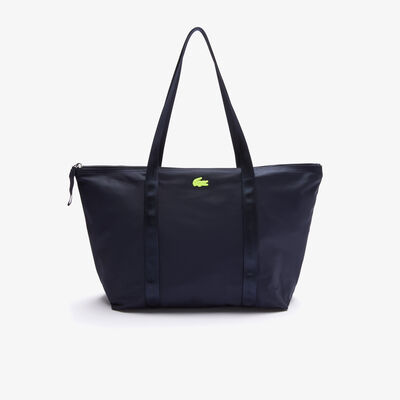 Women's Jeanne Large Striped Handles Canvas Shopper Bag