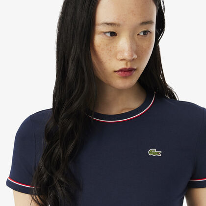 Contrast Trim Jersey T-shirt