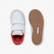 lacoste infants  masters cup metallic leather and suede sneakers