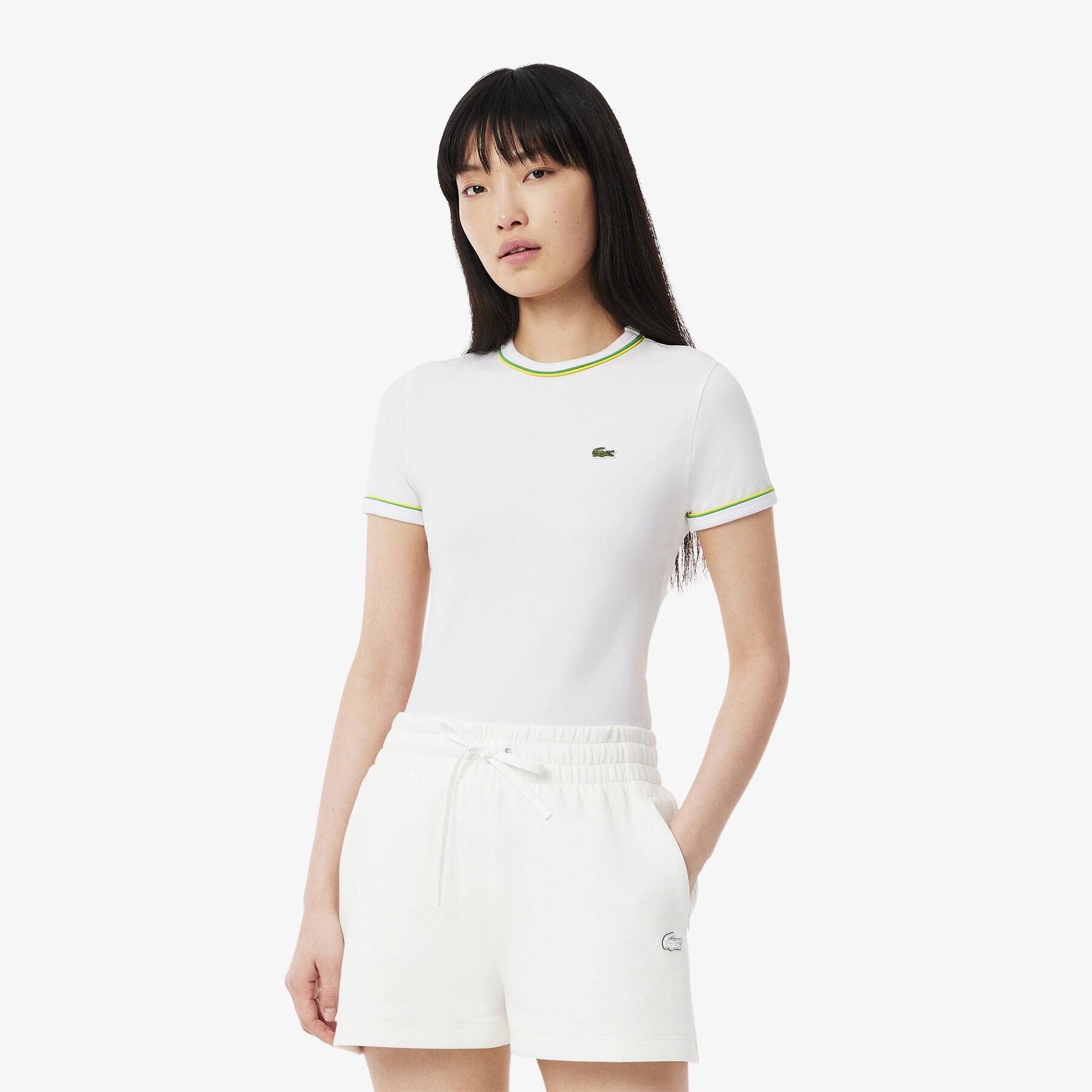 Contrast Accent Jersey T-shirt lacoste contrast accent jersey t shirt