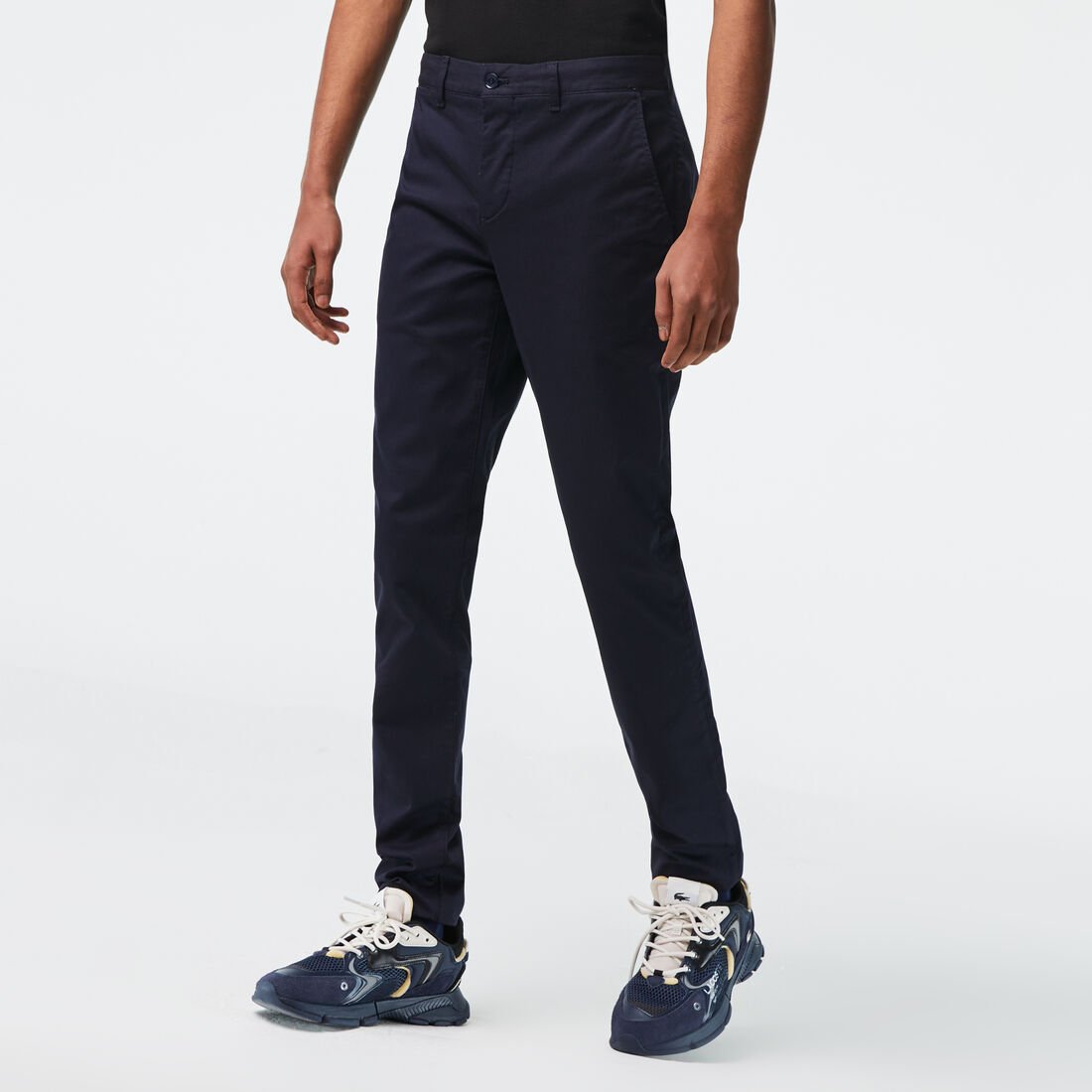 بنطال جينز دينم قطن مطاطي بقصّة ضيقة للرجال بنطال جينز دينم قطن مطاطي بقصّة ضيقة للرجال