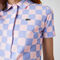 women s lacoste live checkerboard pattern cotton piqu  polo dress