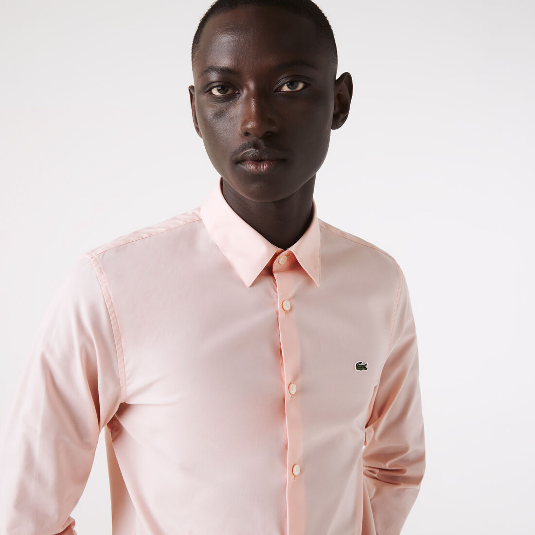 Men's Slim Fit Stretch Cotton Poplin Shirt