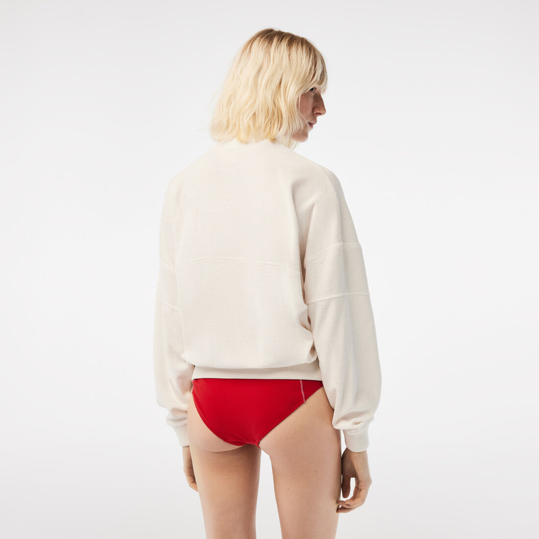 Women’s Oversize High Neck Zipped Fleece Sweatshirt Women’s Oversize High Neck Zipped Fleece Sweatshirt