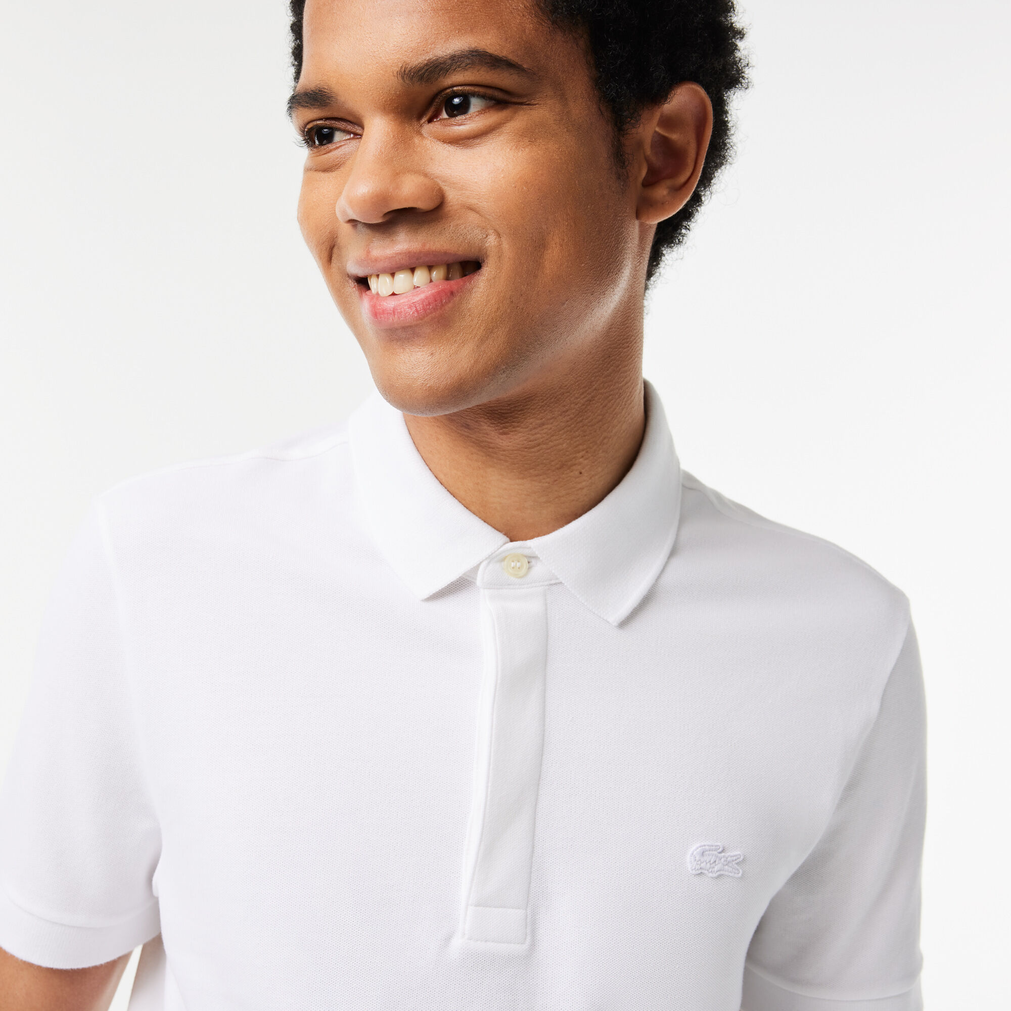 Men's Lacoste Paris Polo Shirt Regular Fit Stretch Cotton Piqué Men's Lacoste Paris Polo Shirt Regular Fit Stretch Cotton Piqué