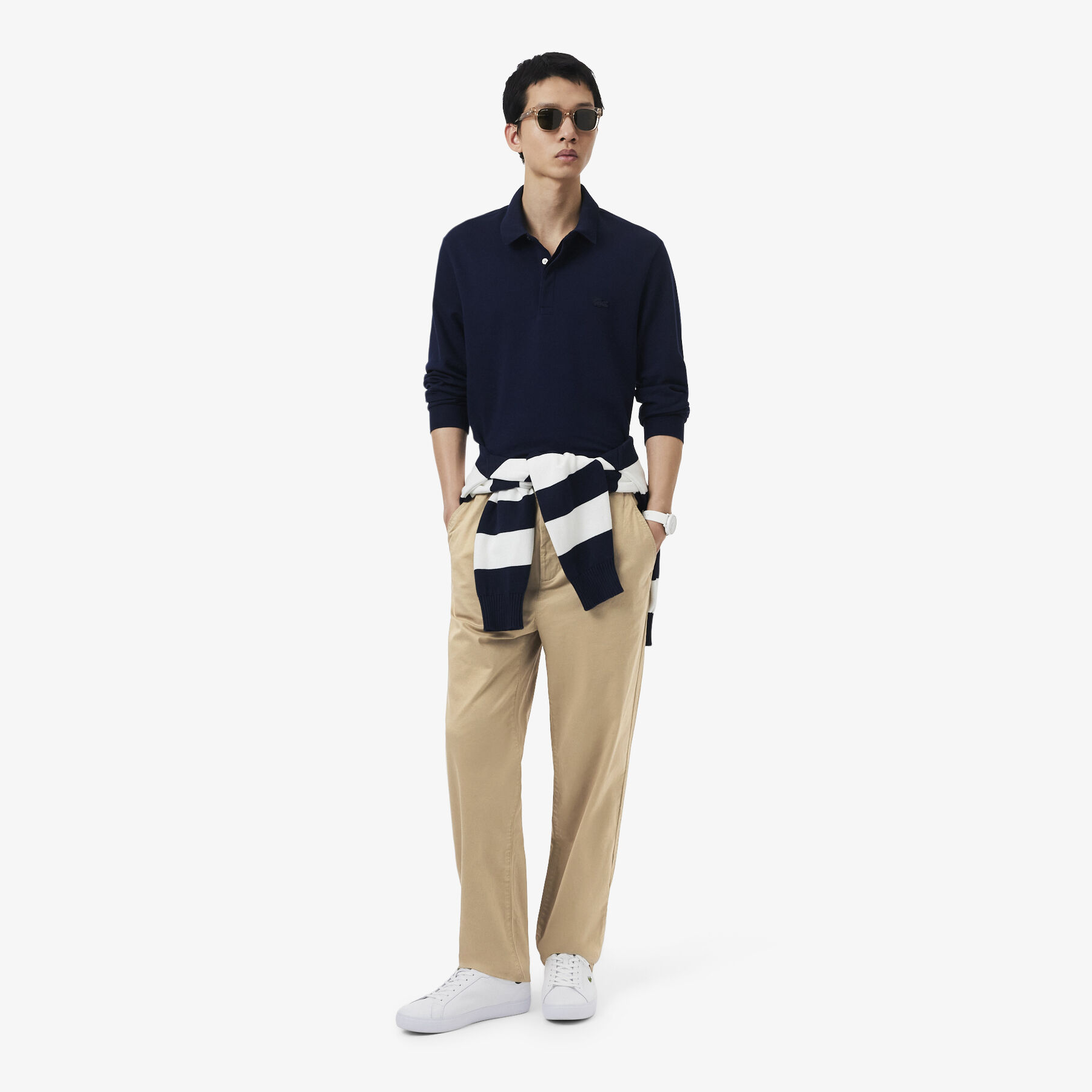 Regular Fit Cotton Twill Chino Pants lacoste regular fit cotton twill chino pants