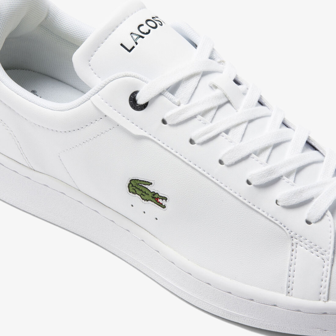 Men's Lacoste Carnaby Pro BL Leather Tonal Trainers Men's Lacoste Carnaby Pro BL Leather Tonal Trainers