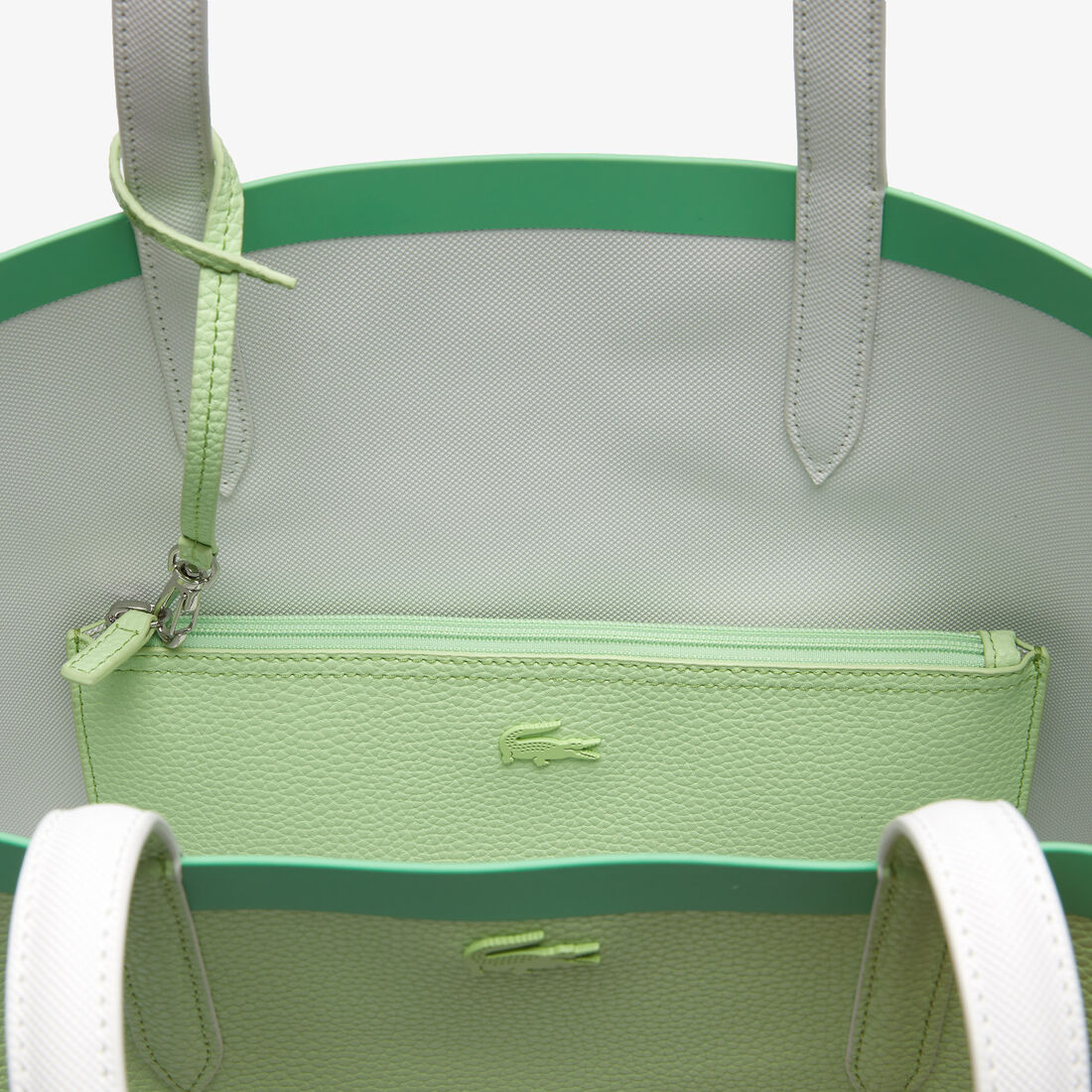 Women's Anna Reversible Contrast Band Coated Canvas Tote Bag Women's Anna Reversible Contrast Band Coated Canvas Tote Bag