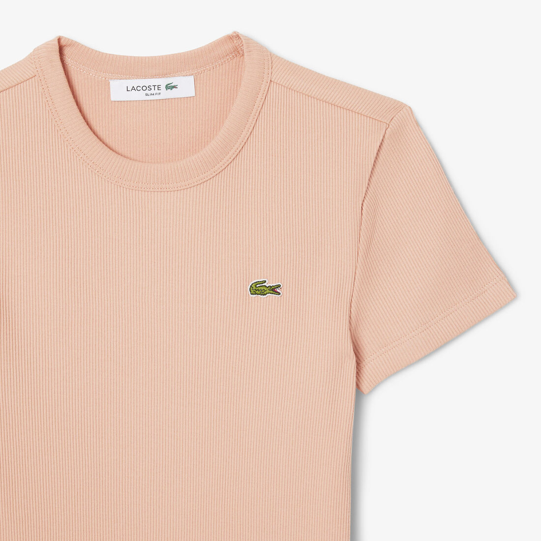 Slim Fit Ribbed Cotton T-shirt Slim Fit Ribbed Cotton T-shirt