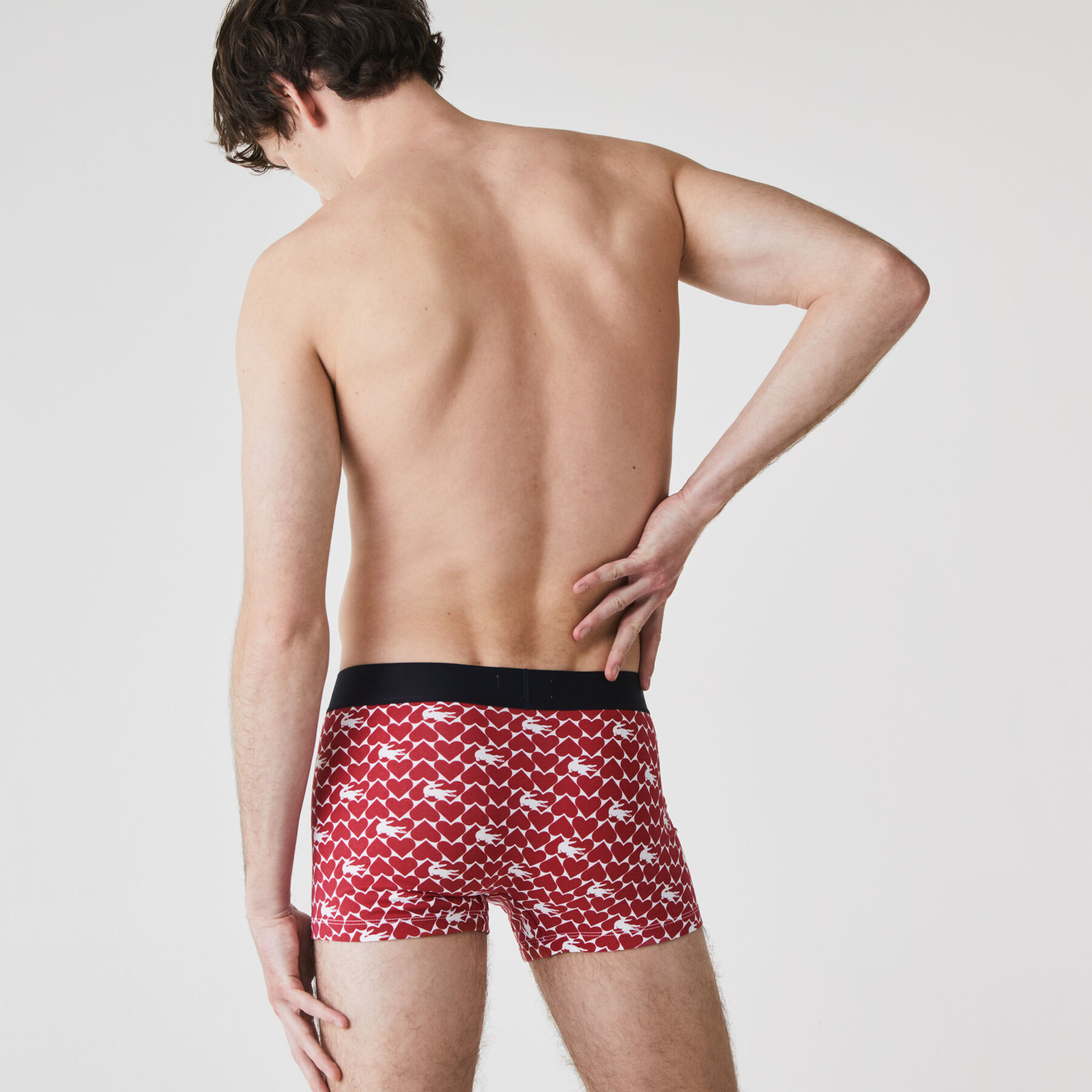 lacoste men s valentine s day stretch cotton trunk 3 pack