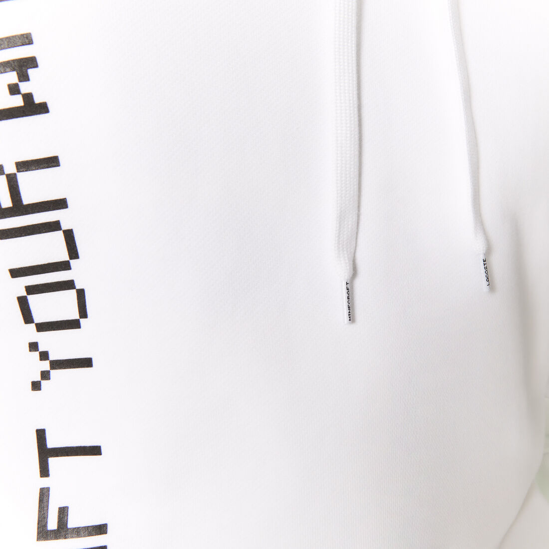 Men's Lacoste L!VE x Minecraft Loose Fit Fleece Hoodie Men's Lacoste L!VE x Minecraft Loose Fit Fleece Hoodie