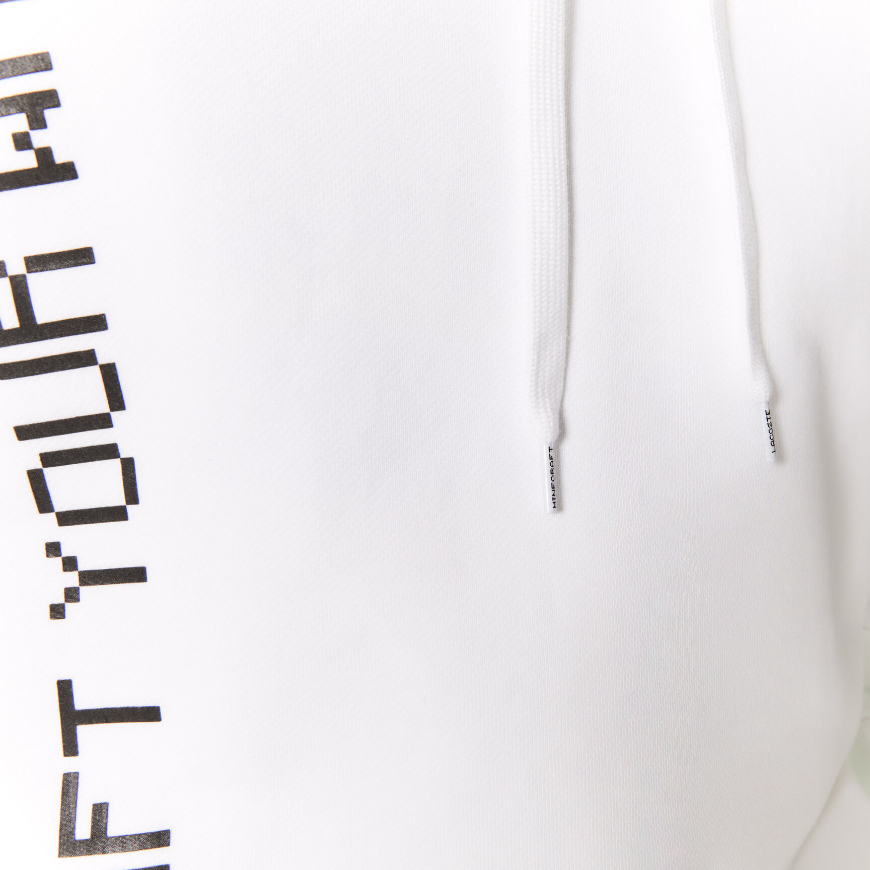 Men's Lacoste L!VE x Minecraft Loose Fit Fleece Hoodie Men's Lacoste L!VE x Minecraft Loose Fit Fleece Hoodie