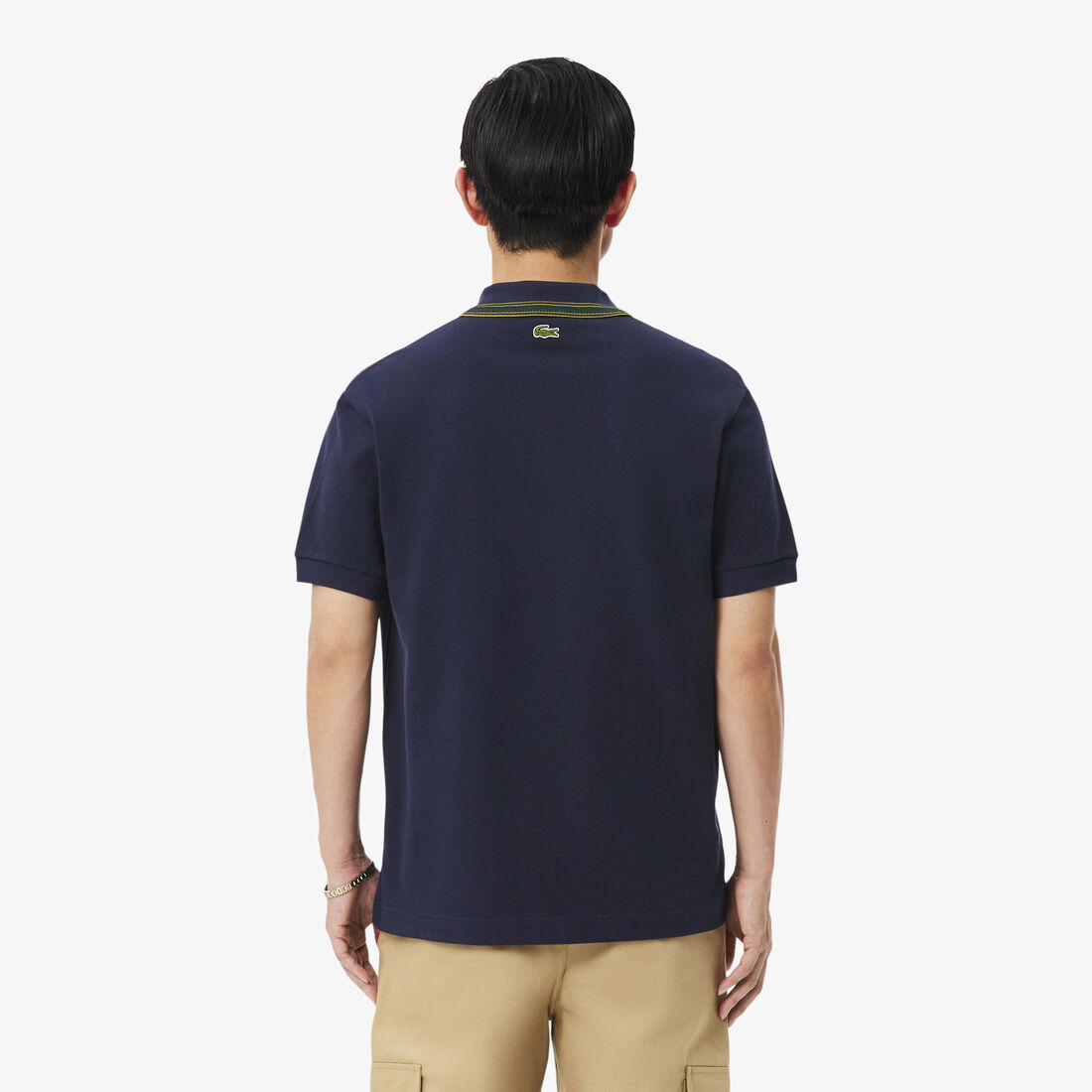 Classic Fit French Made Badge Accent Polo Shirt lacoste classic fit french made badge accent polo shirt