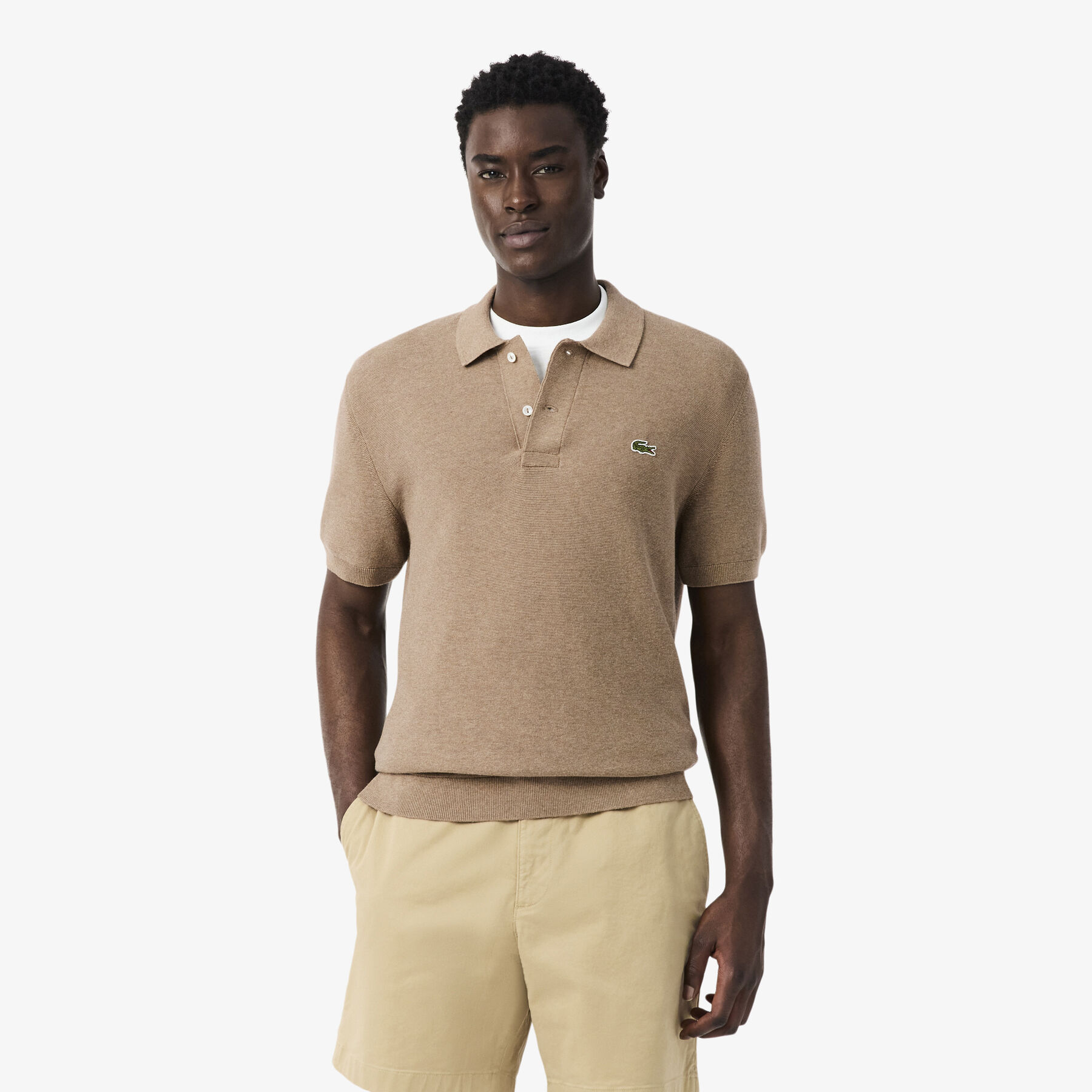 Classic Fit Knitted Polo Shirt Classic Fit Knitted Polo Shirt