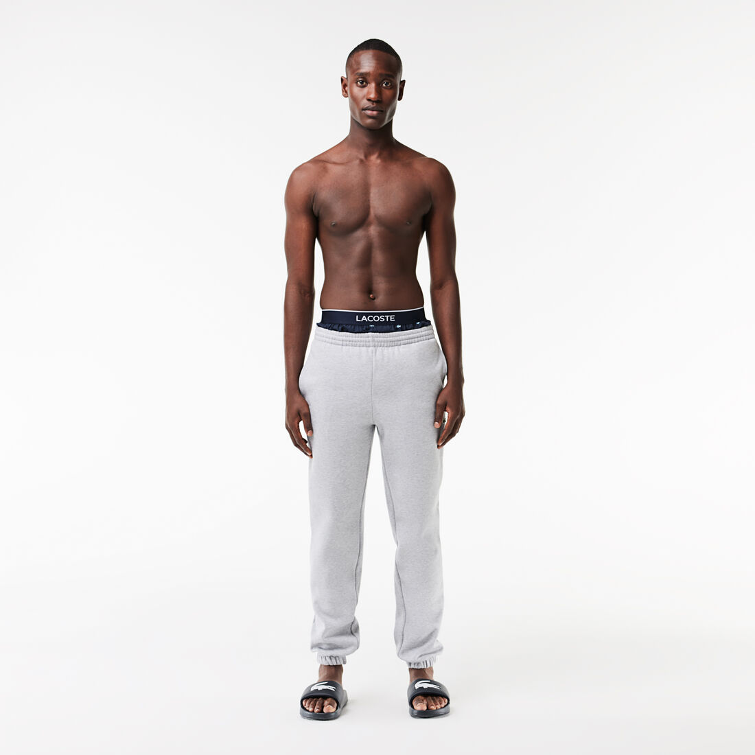 Men's Lacoste Croco 1.0 Synthetic Slides Men's Lacoste Croco 1.0 Synthetic Slides