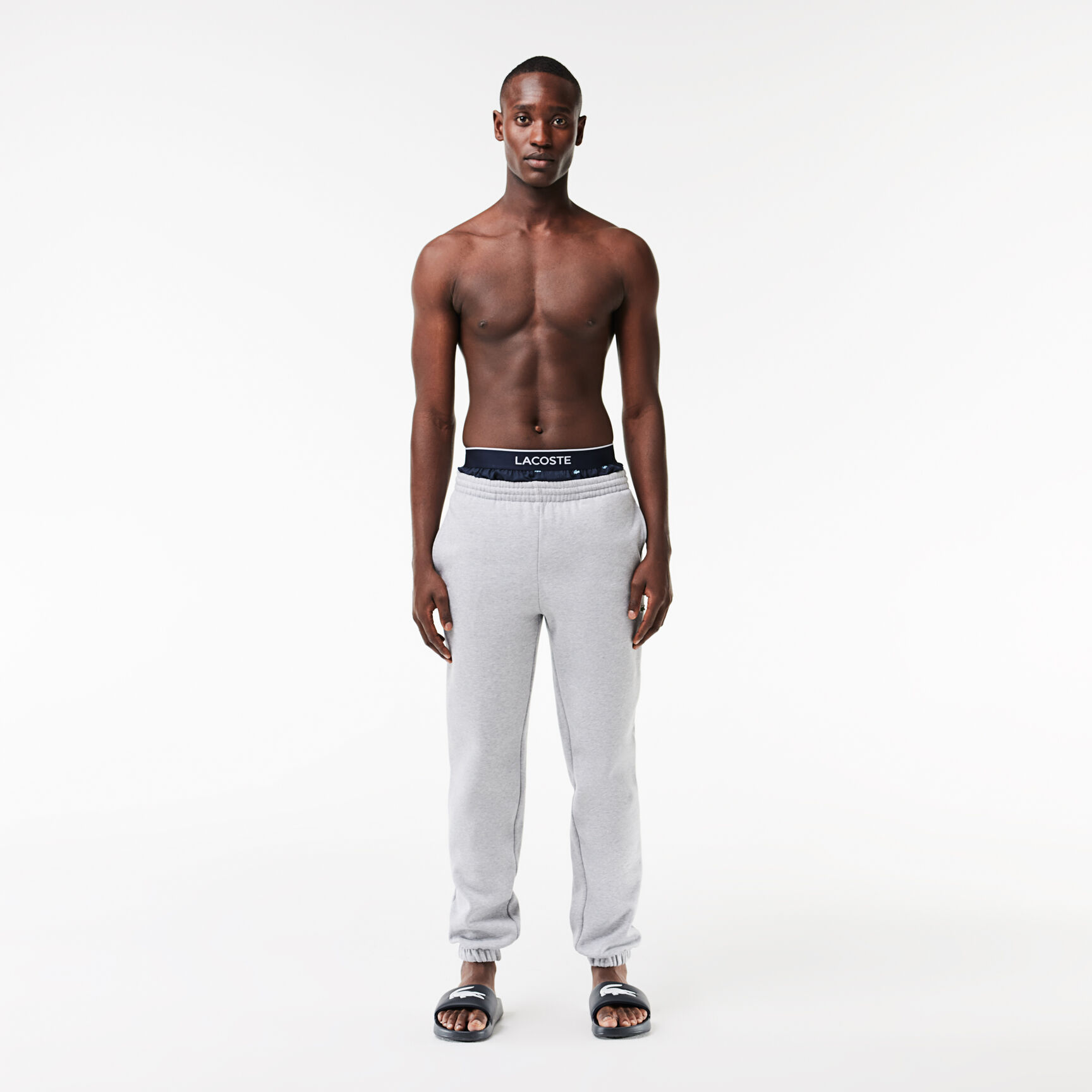 Men's Lacoste Croco 1.0 Synthetic Slides Men's Lacoste Croco 1.0 Synthetic Slides