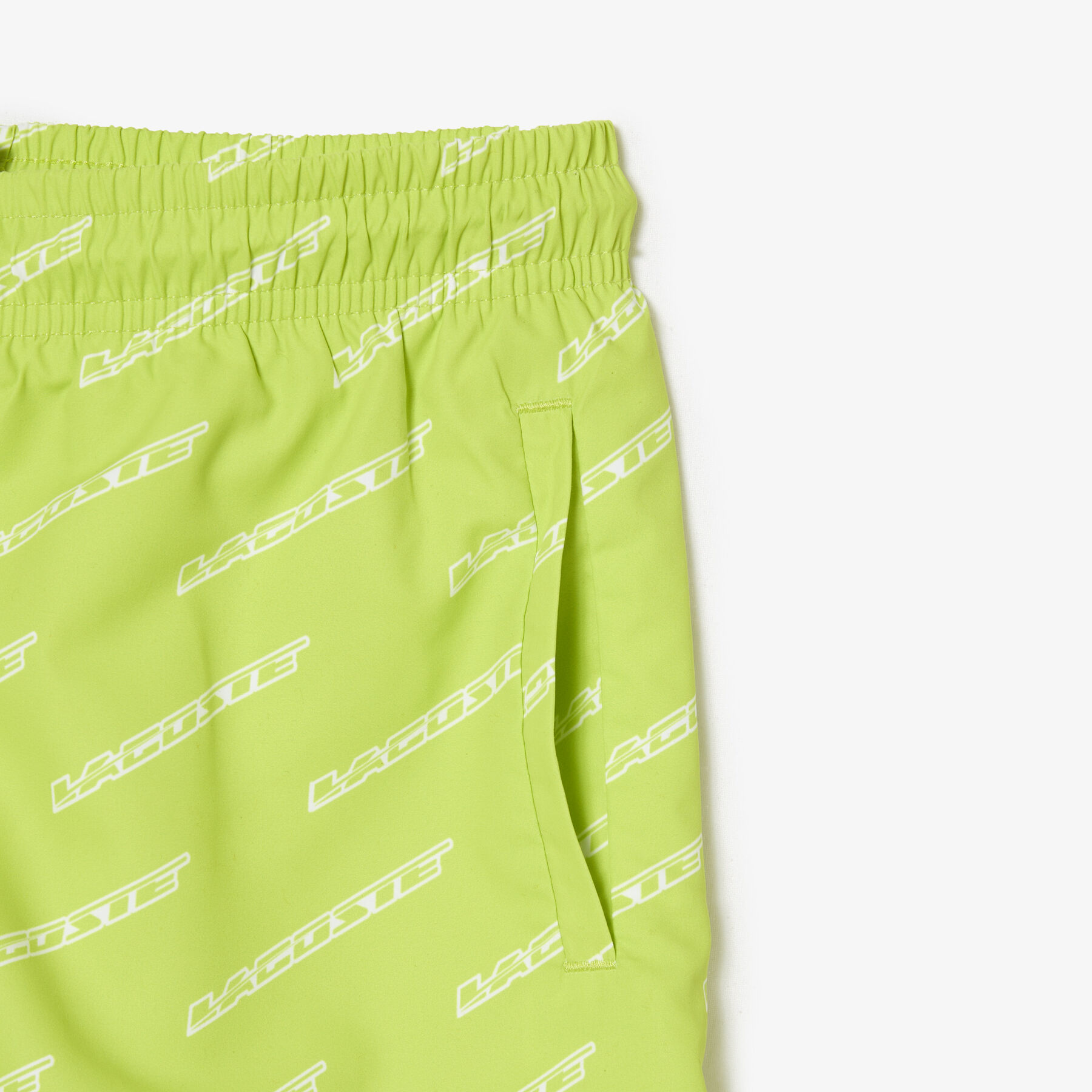 Boys’ Lacoste Printed Recycled Polyester Swim Trunks boys lacoste printed recycled polyester swim trunks