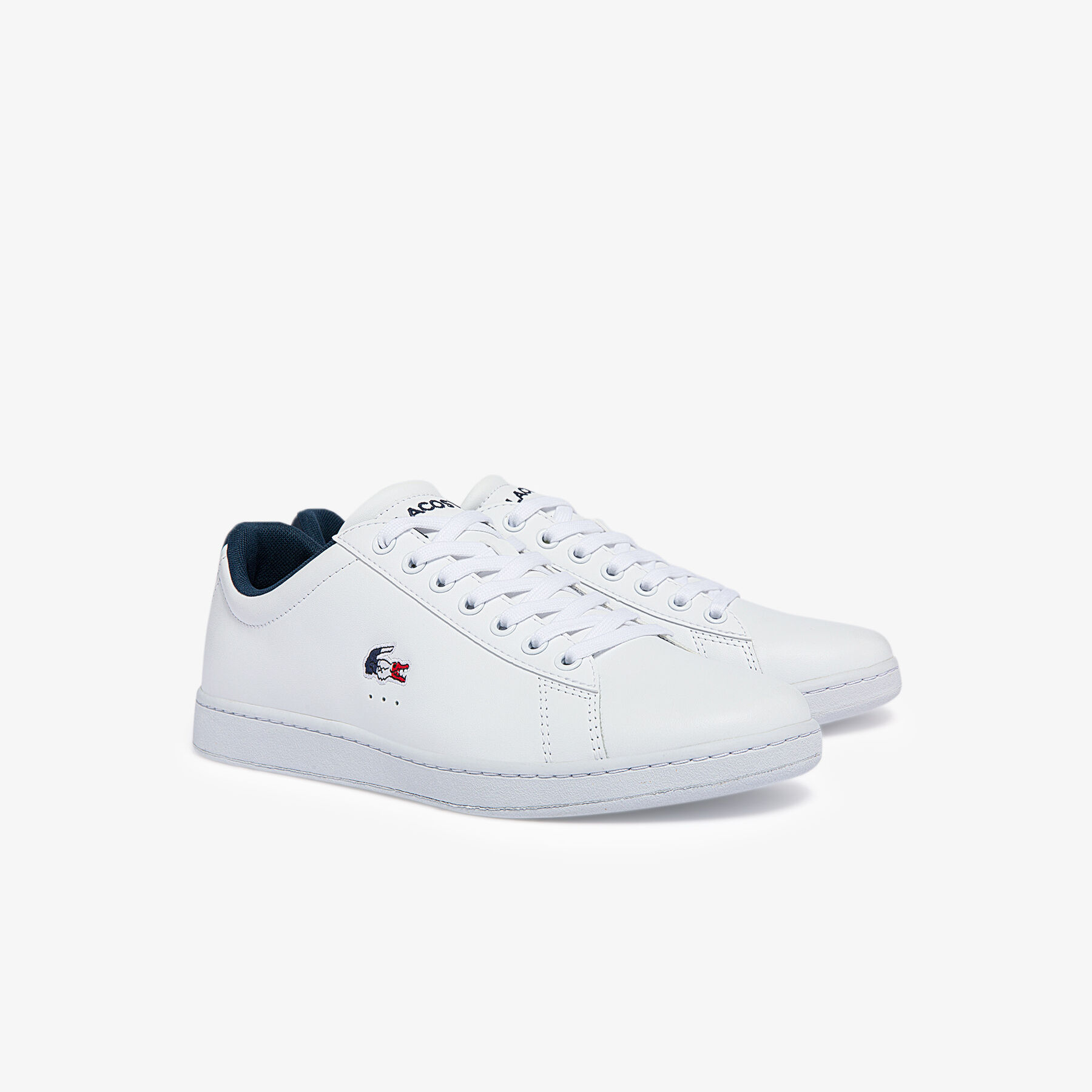 Men's Carnaby Evo Leather and Synthetic Trainers lacoste men s carnaby evo leather and synthetic trainers