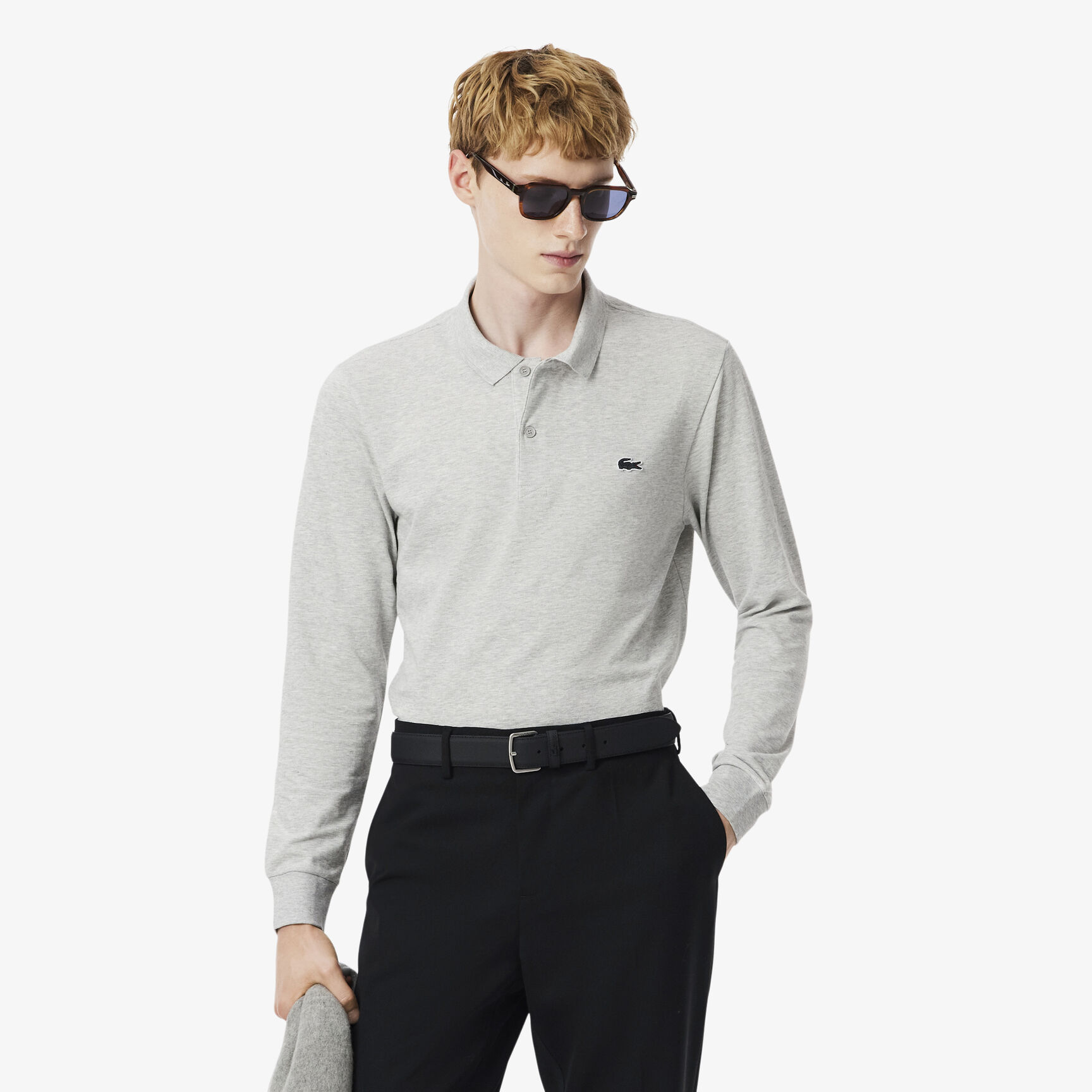 Grained Leather Belt