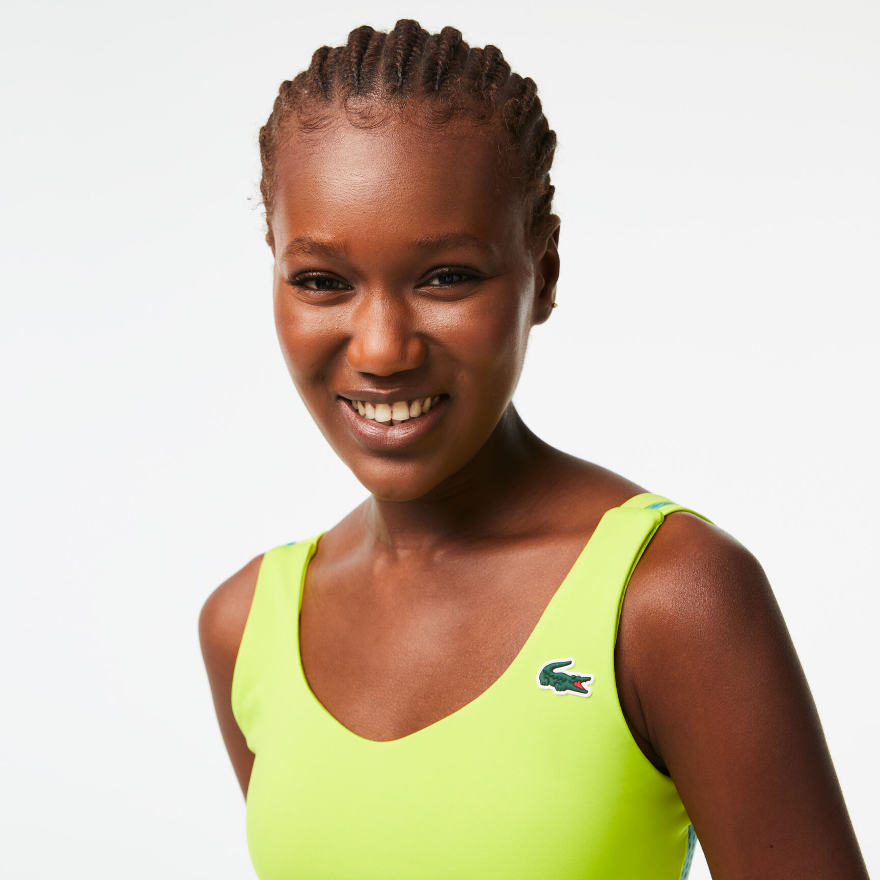 حمالة صدر رياضية بوليستر معاد تدويره سريع الجفاف للنساء مجموعة Lacoste Sport حمالة صدر رياضية بوليستر معاد تدويره سريع الجفاف للنساء مجموعة Lacoste Sport