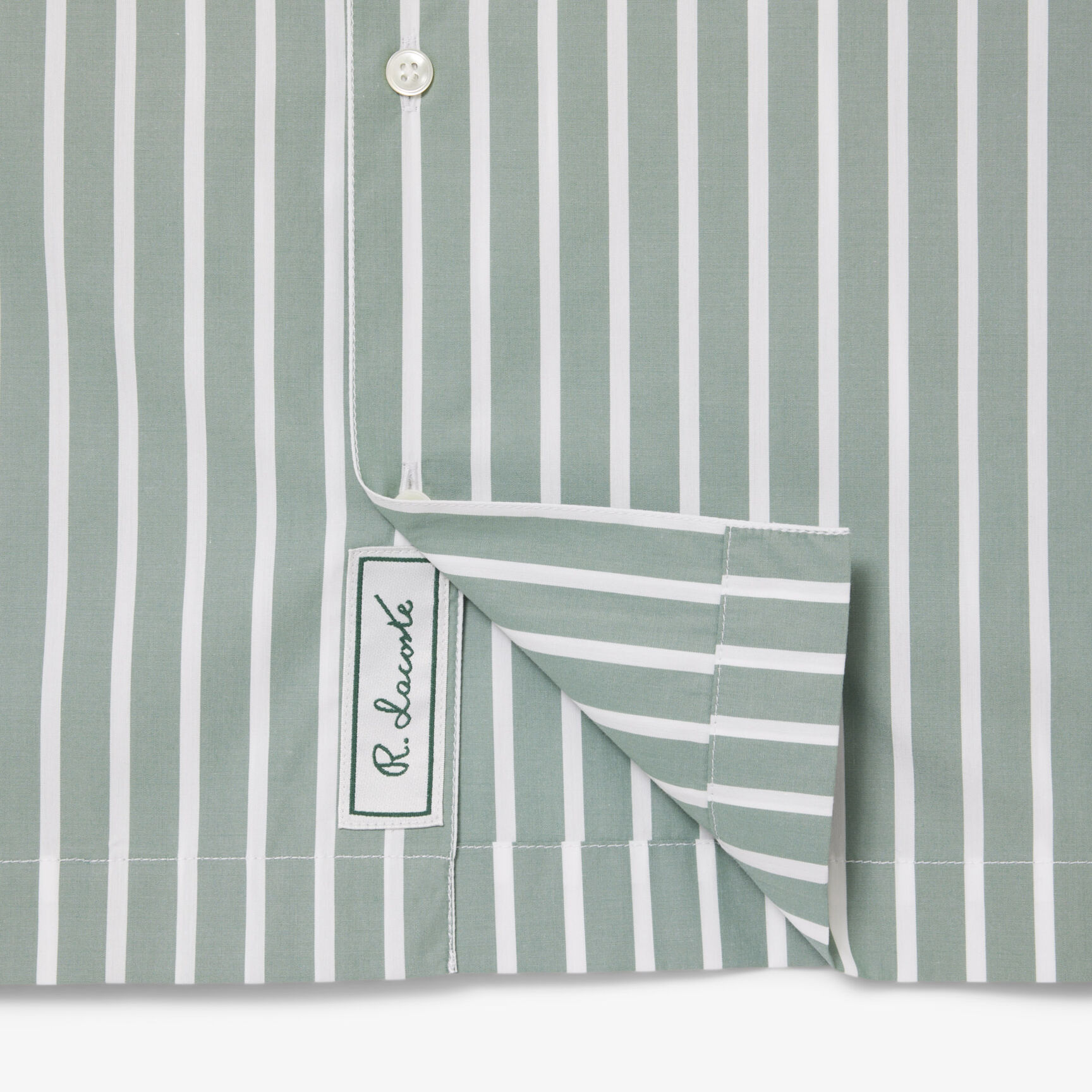 Relaxed Fit Striped Short Sleeved Shirt