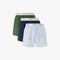 3-Pack Cotton Weave Boxers lacoste 3 pack cotton weave boxers