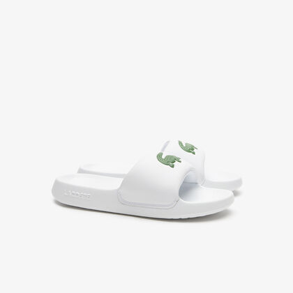 Women's Lacoste Croco 1.0 Synthetic Slides Women's Lacoste Croco 1.0 Synthetic Slides
