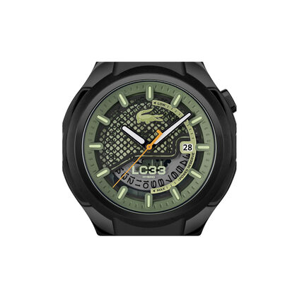Lc33 Green Silicone Watch