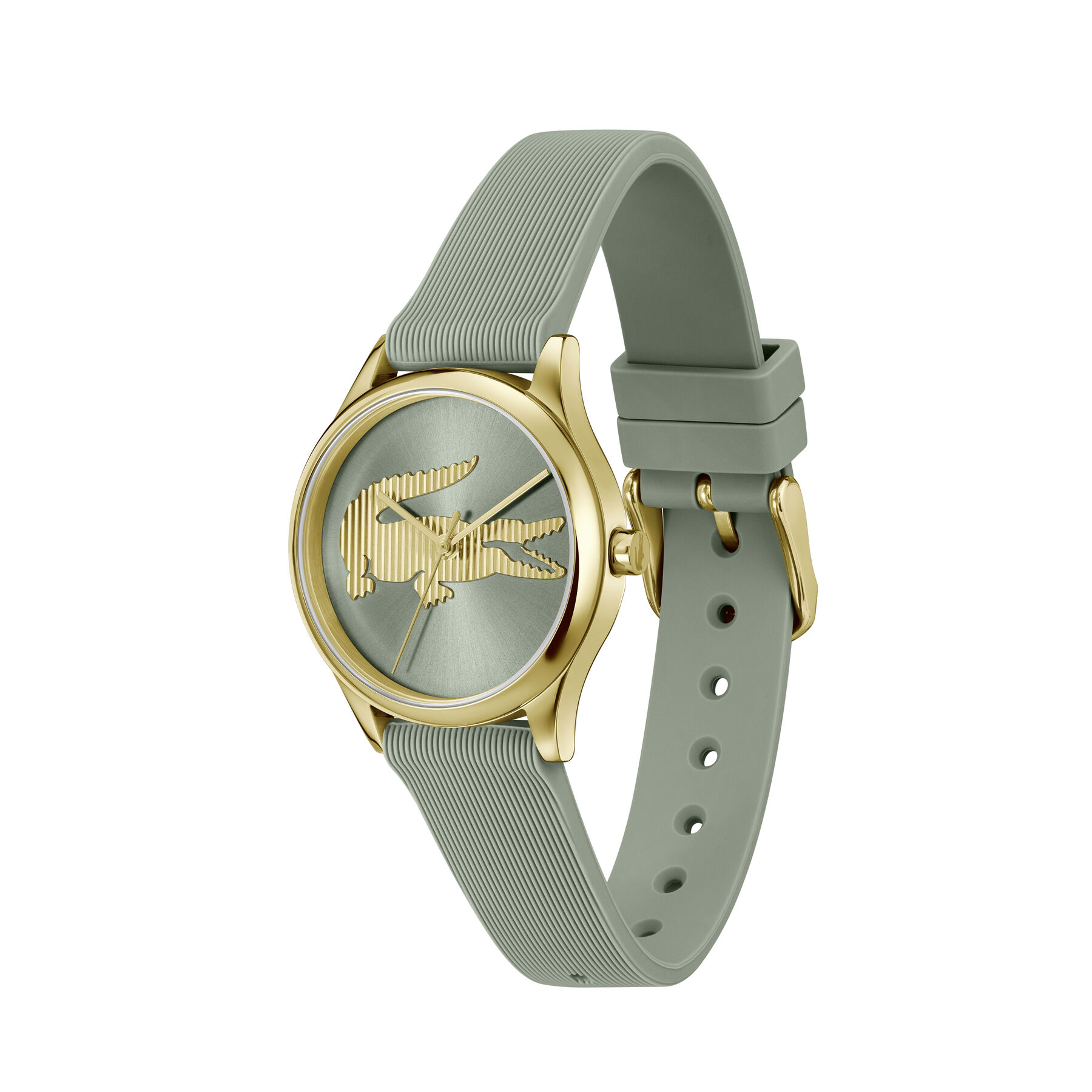 ساعة Crocodelle بسوار سيليكون أخضر
