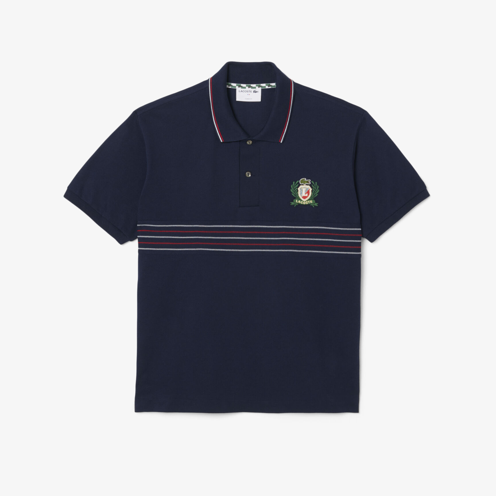 Classic Fit L.12.12 Embroidered Shield Polo Shirt