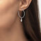 Crocodile Unisex Earrings lacoste crocodile unisex earrings