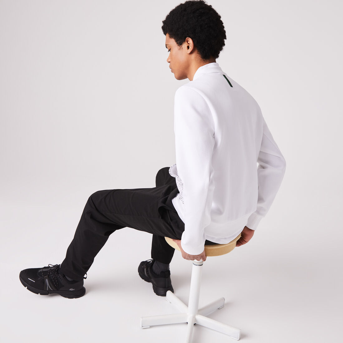 Men’s Crew Neck Oversized Crocodile Cotton Blend Sweatshirt Men’s Crew Neck Oversized Crocodile Cotton Blend Sweatshirt