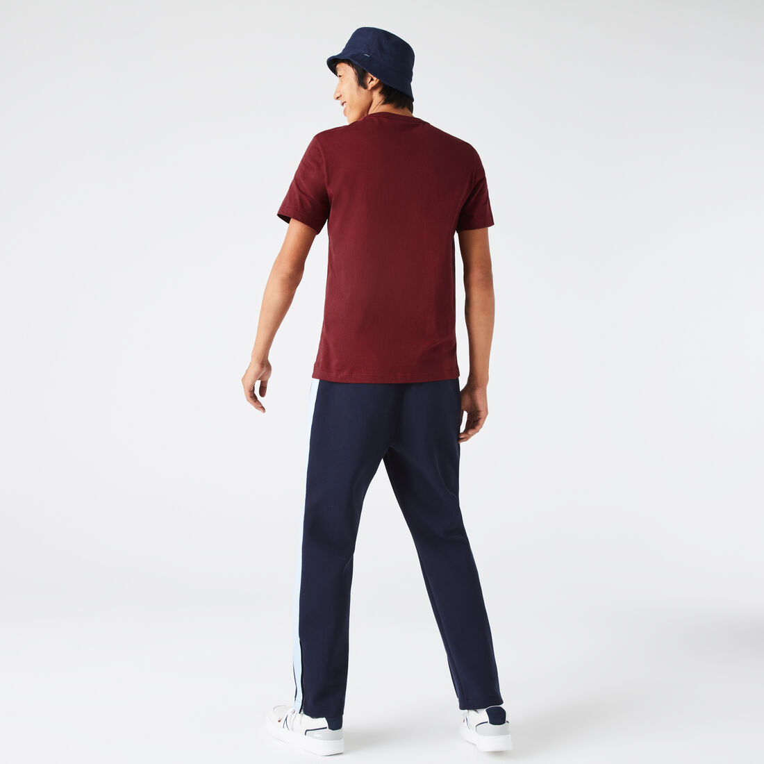 Men's Crew Neck Signature Embroidery Cotton T-shirt Men's Crew Neck Signature Embroidery Cotton T-shirt