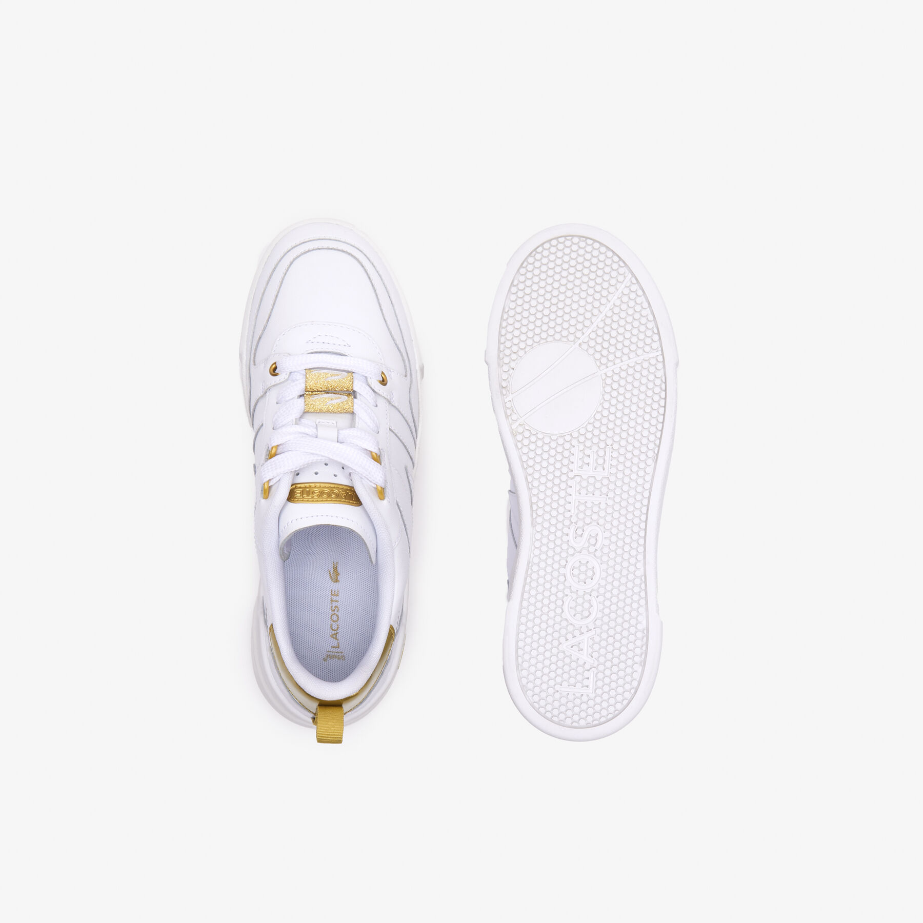 Women's Lacoste L002 Leather Trainers women s lacoste l002 leather trainers